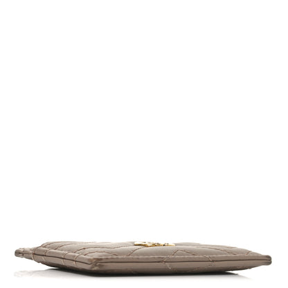 Gucci Calfskin Matelasse GG Marmont Card Holder Porcelain Rose 4 of 6