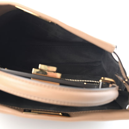 Fendi Vitello Seta Medium Peekaboo Iconic Satchel Cuoio 4 of 9