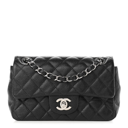 Chanel Caviar Quilted Mini Rectangular Flap Black 1 of 19