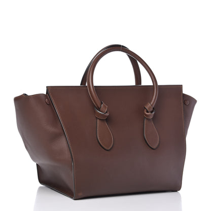 Celine Natural Calfskin Large Tie Knot Tote Acajou 3 of 9
