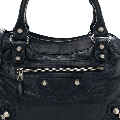 Balenciaga Agneau Giant 12 Silver Hardware Town Bleu Obscur 9 of 14