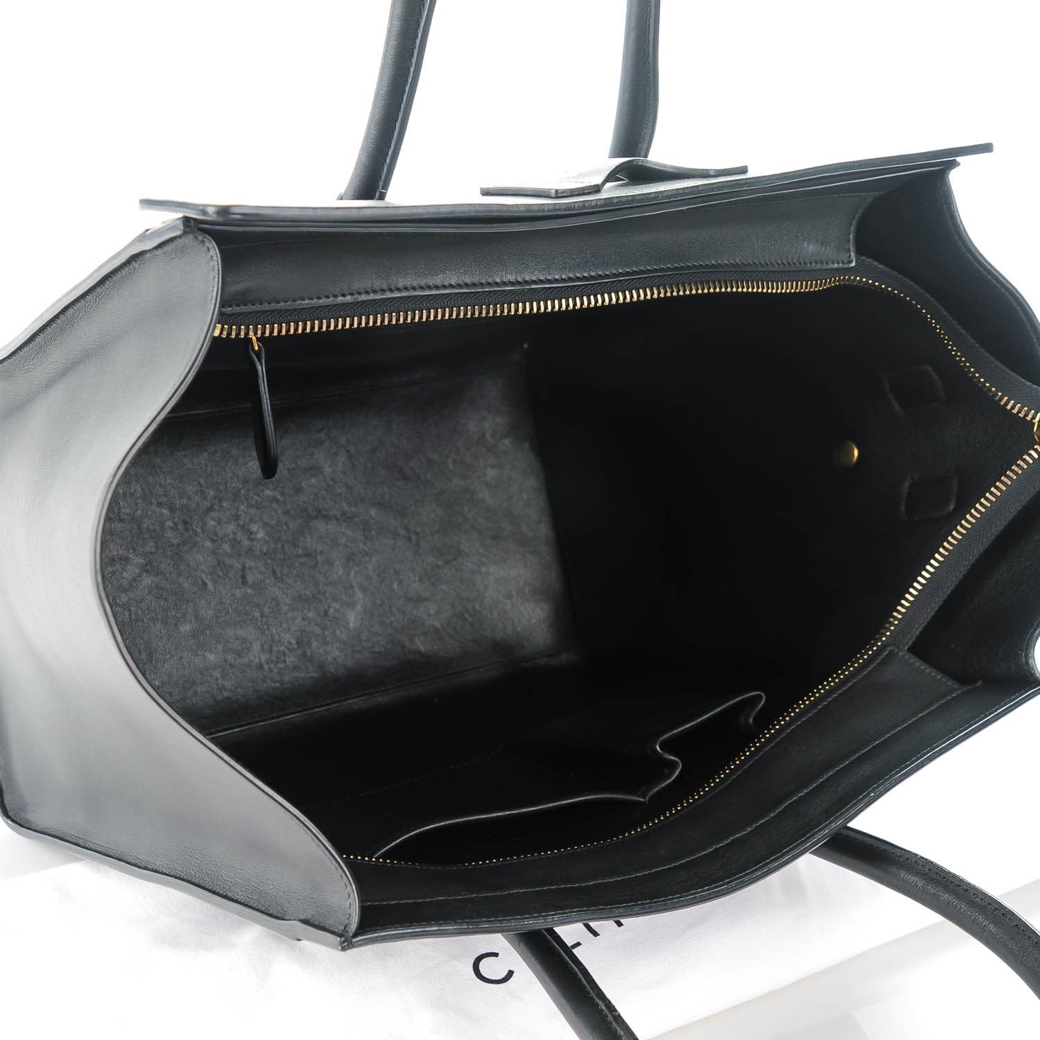 Celine Smooth Calfskin Mini Luggage Black 5 of 7