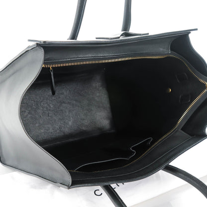 Celine Smooth Calfskin Mini Luggage Black 5 of 7