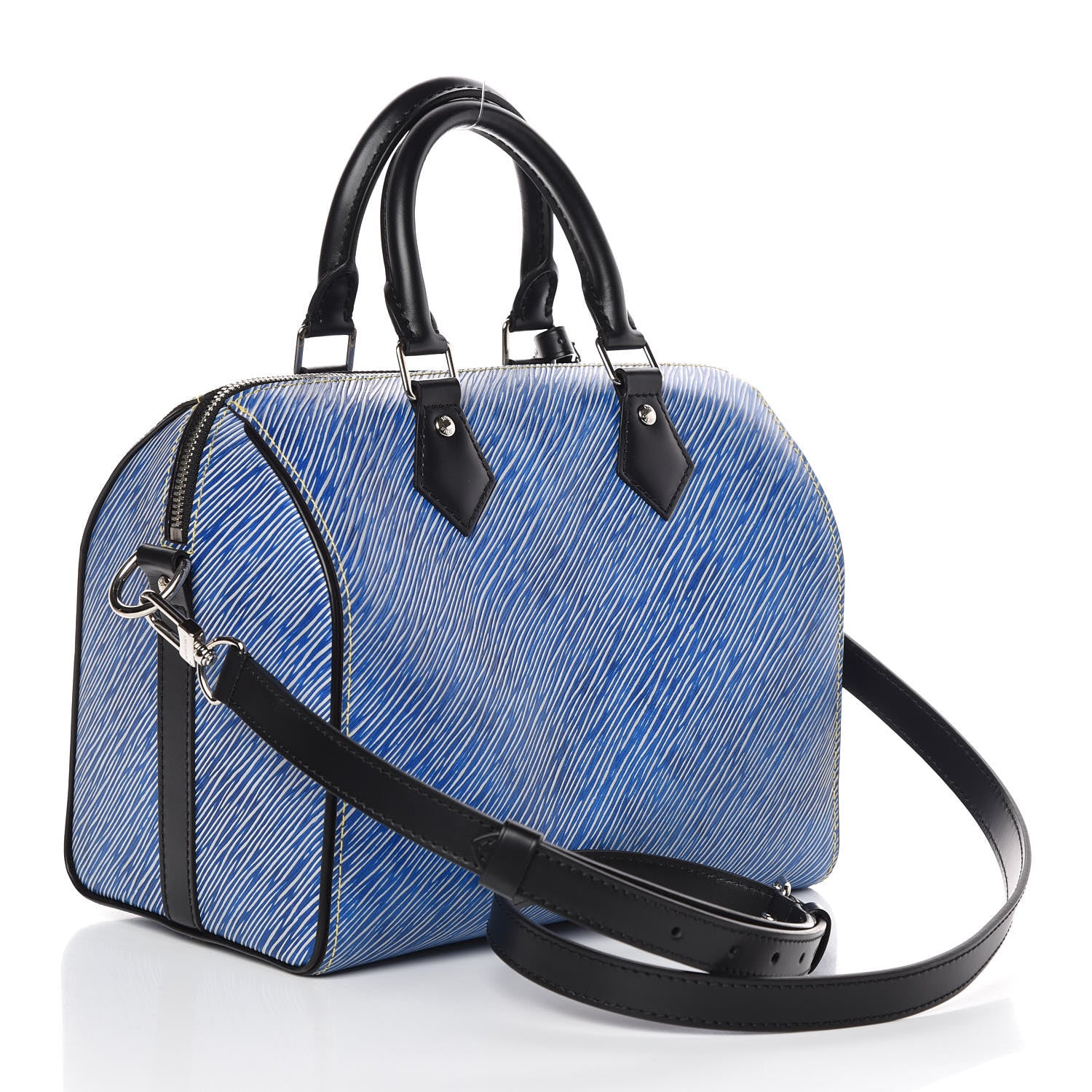 Louis Vuitton Epi Speedy Bandouliere 25 Denim Light 3 of 9