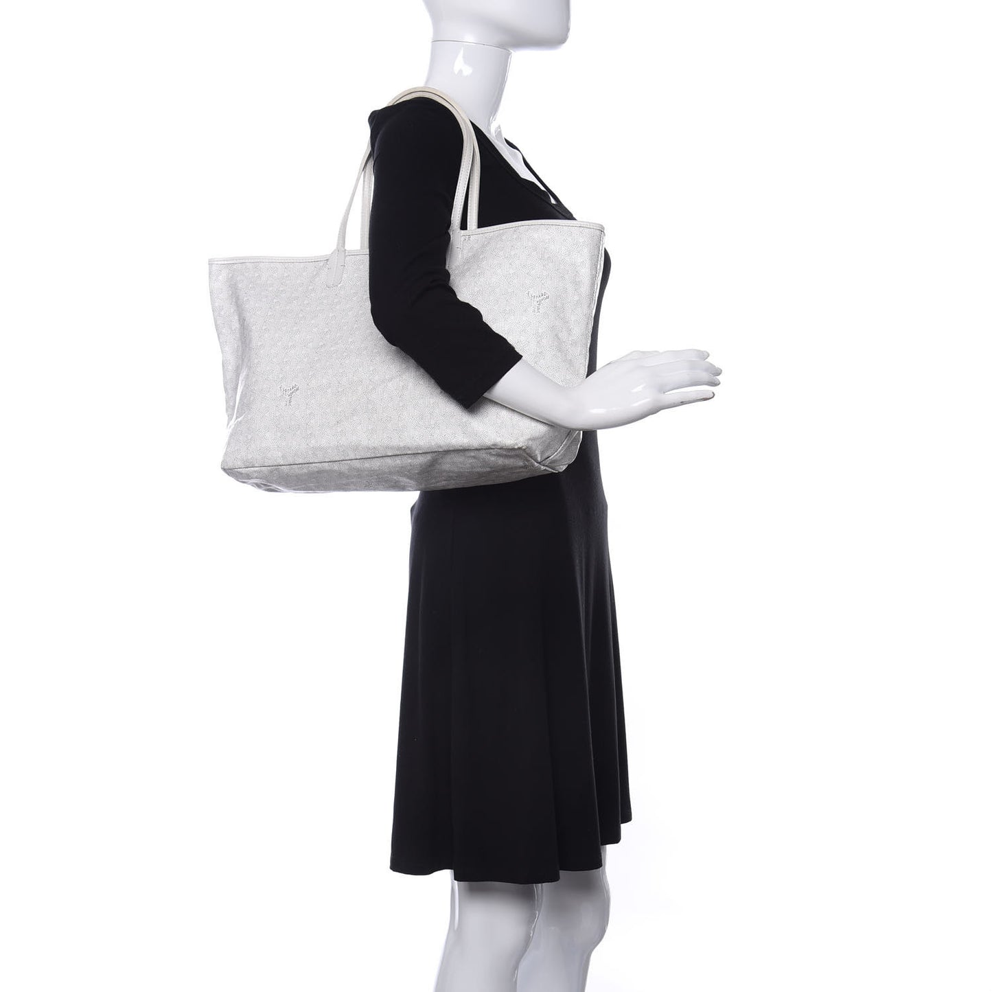 Goyardine Saint Louis PM White