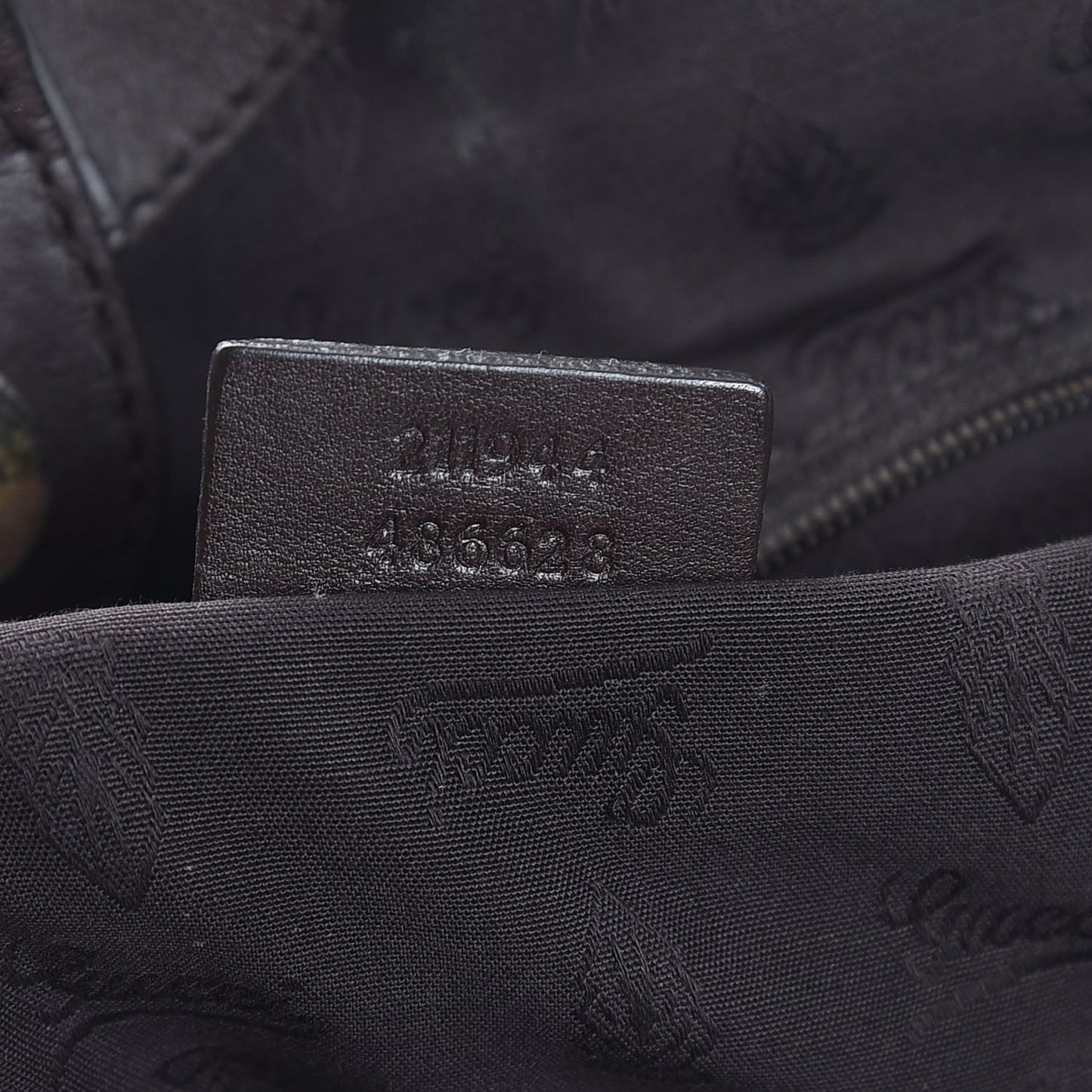 Guccissima Medium Sukey Tote Chocolate