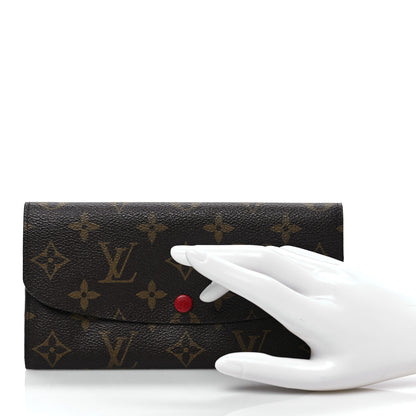 Louis Vuitton Monogram Emilie Wallet Fuchsia 2 of 6