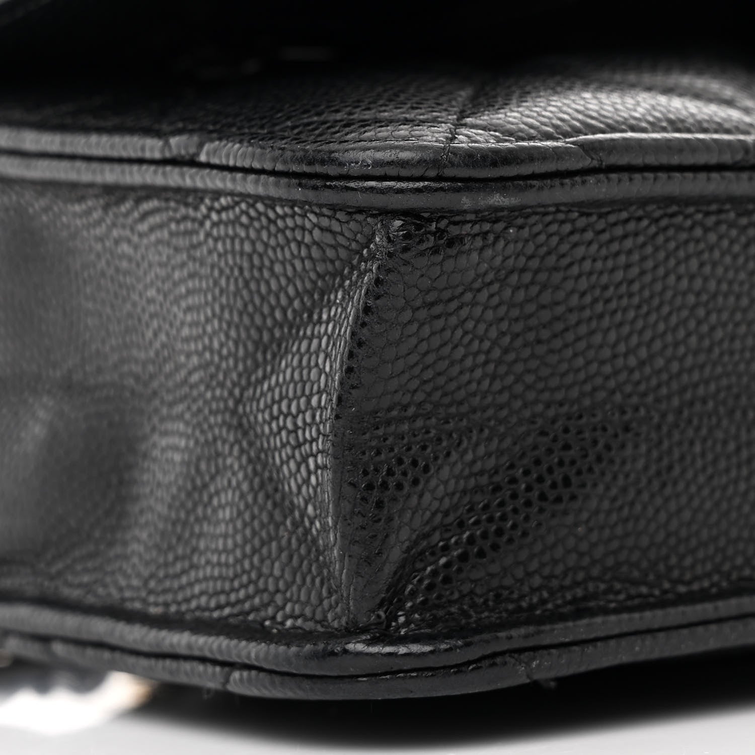 Chanel Caviar Quilted Coco Candy Wallet On Chain WOC Black 10 of 12