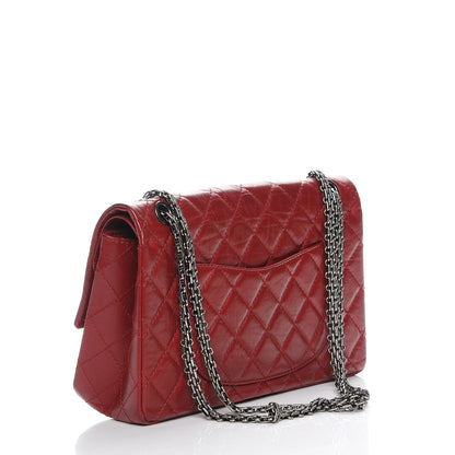Chanel Aged Calfskin 2.55 Reissue 226 Flap Red 3 of 7
