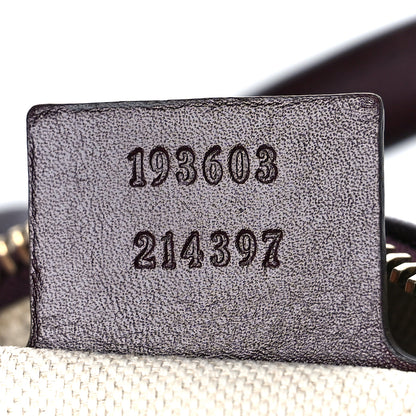 Gucci Imprime Monogram Medium Joy Boston Bordeaux 7 of 10