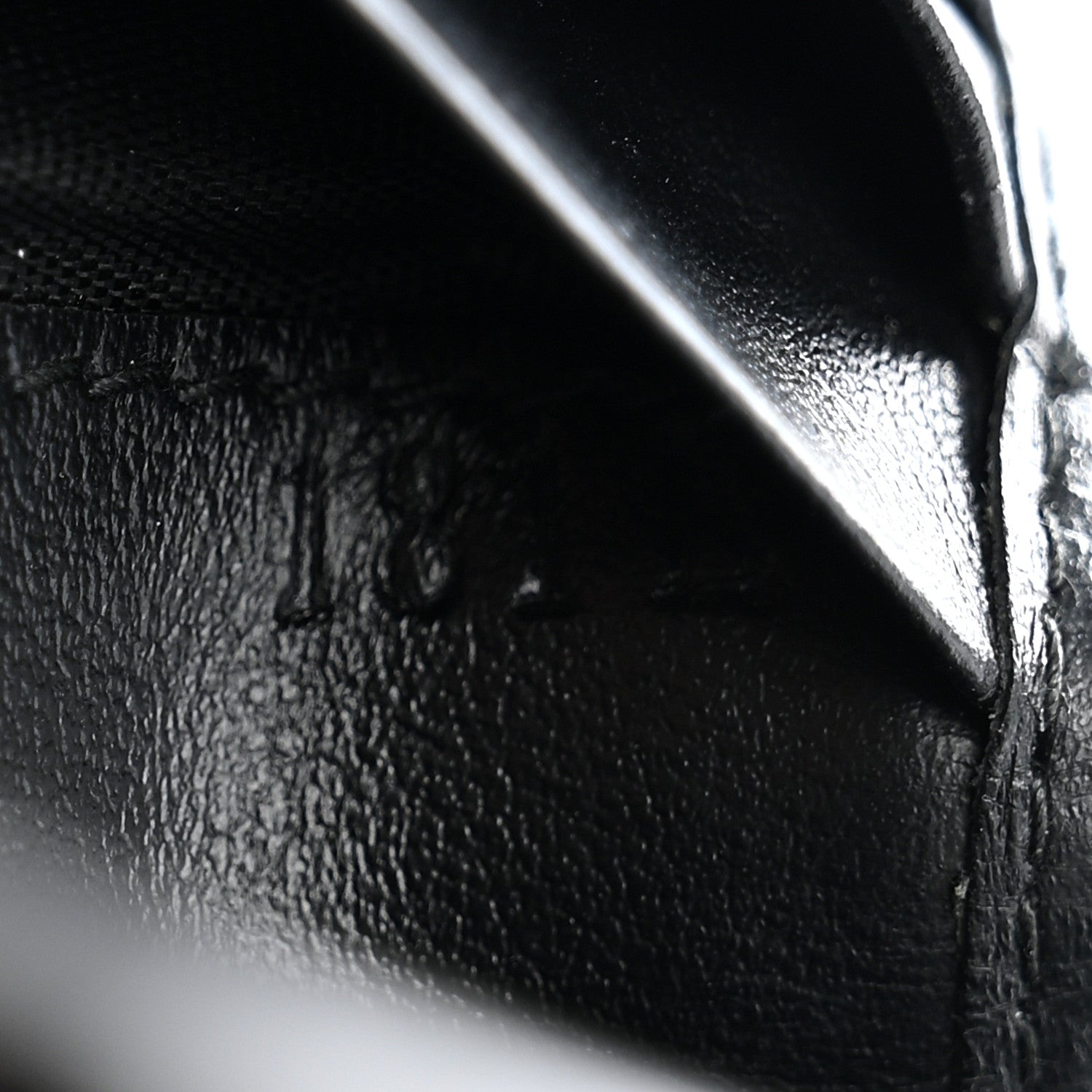 Prada Brushed Calfskin Small Triangle Bi-Fold Wallet Black 7 of 8