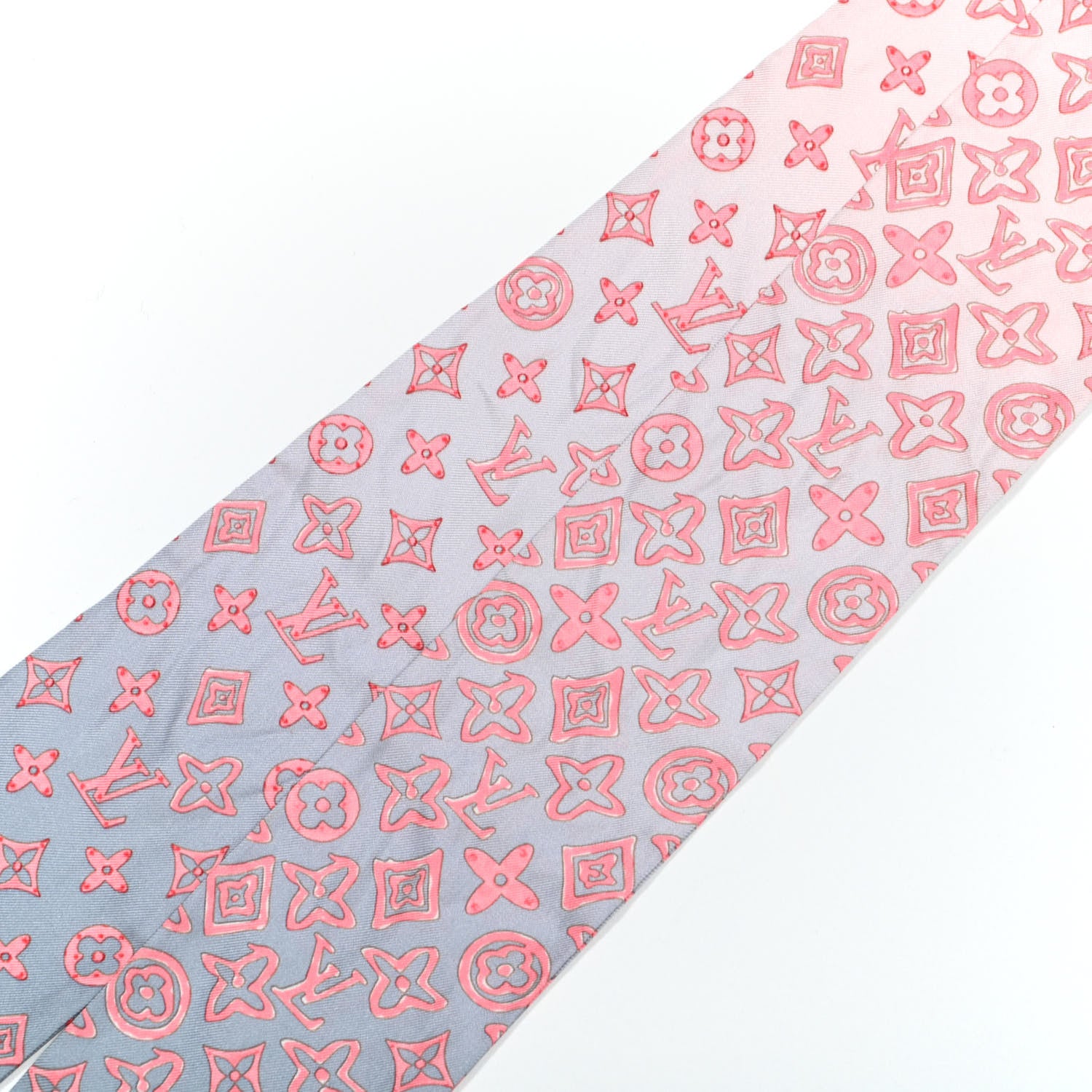 Louis Vuitton Silk Monogram Map Bandeau 3 of 4