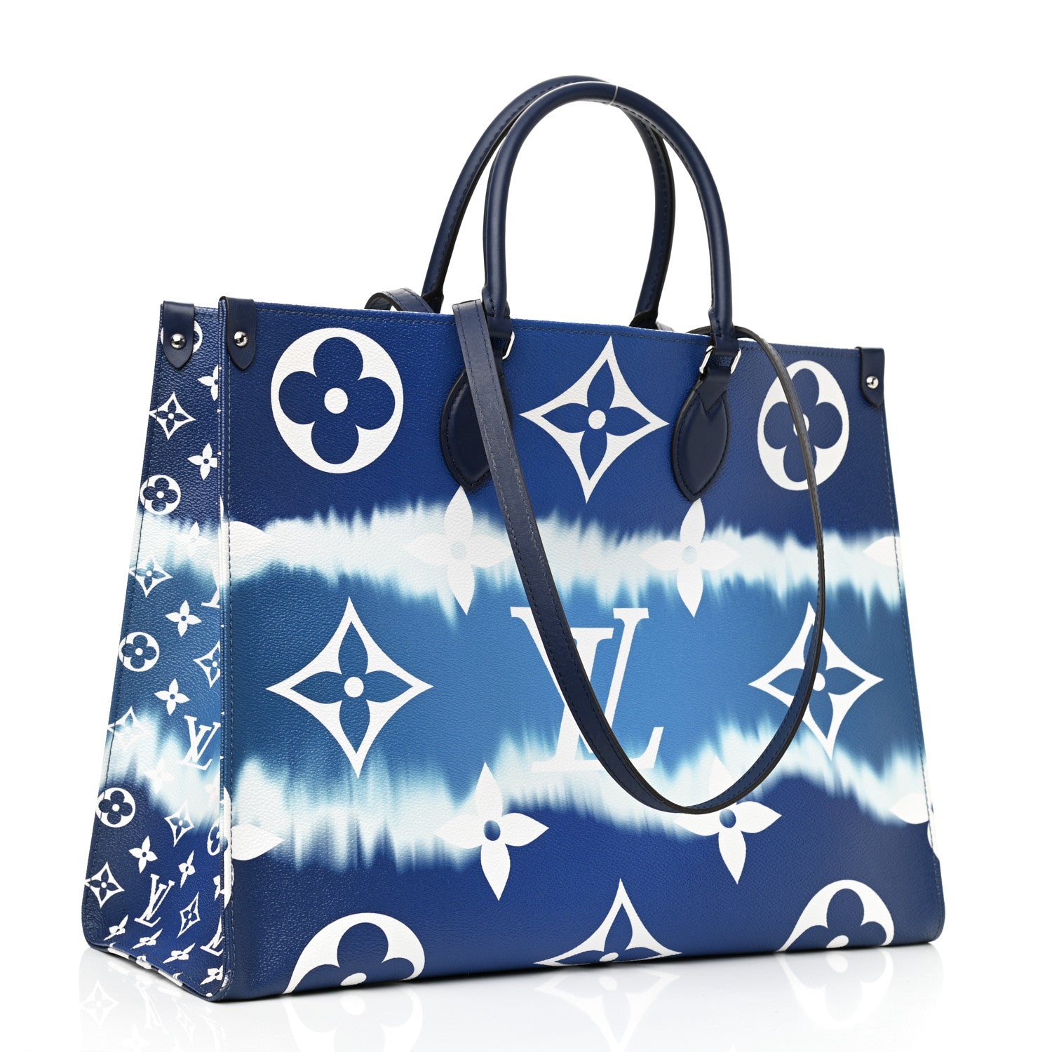 Louis Vuitton Monogram Escale Onthego GM Blue 3 of 12