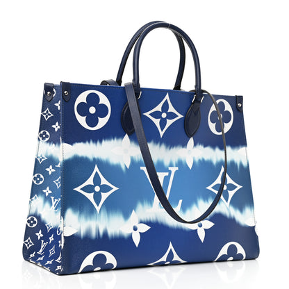 Louis Vuitton Monogram Escale Onthego GM Blue 3 of 12