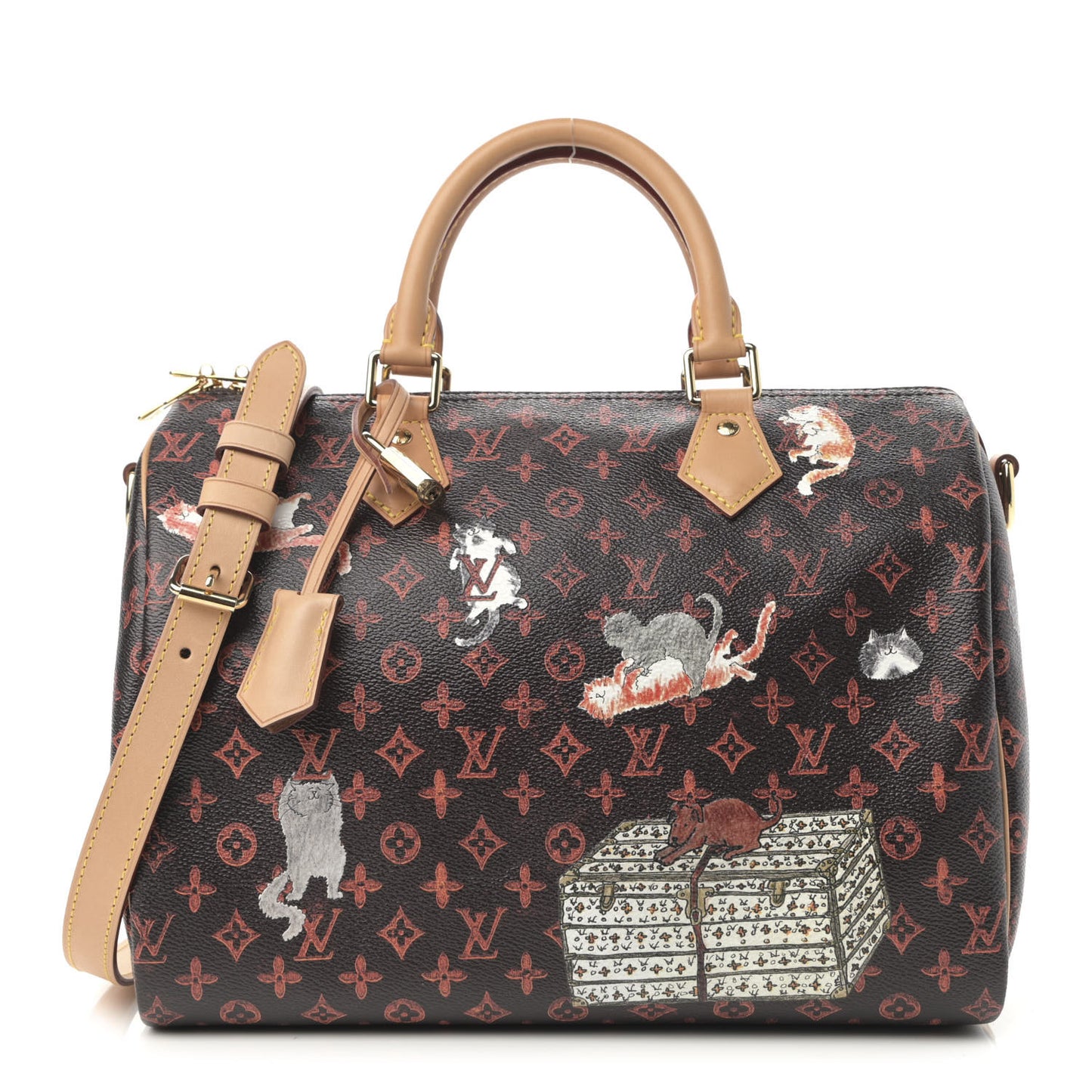 Catogram Speedy Bandouliere 30 Marron