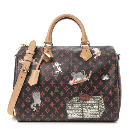 Louis Vuitton Catogram Speedy Bandouliere 30 Marron 1 of 10