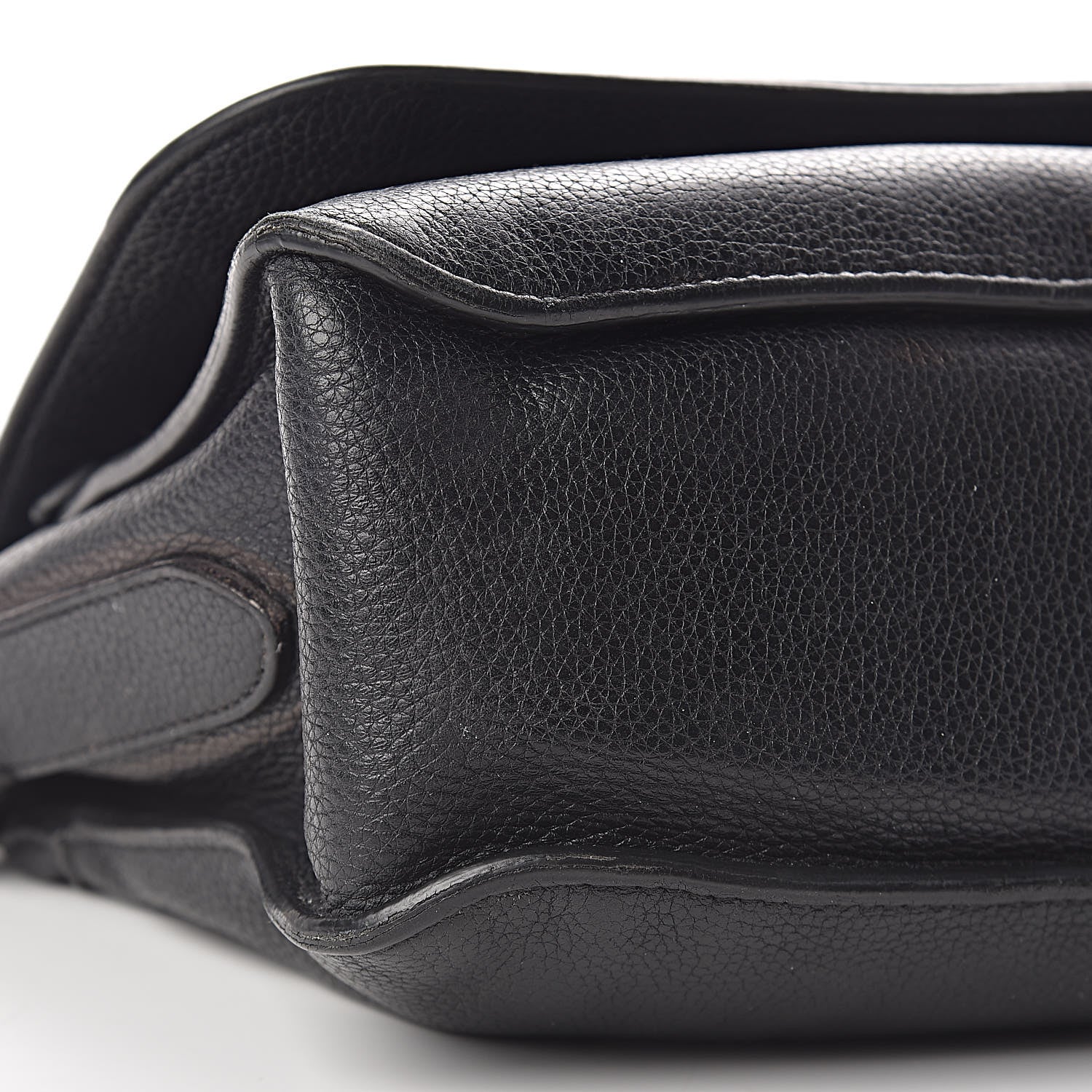 Alexander McQueen Grained Calfskin Padlock Crossbody Bag Black 11 of 13