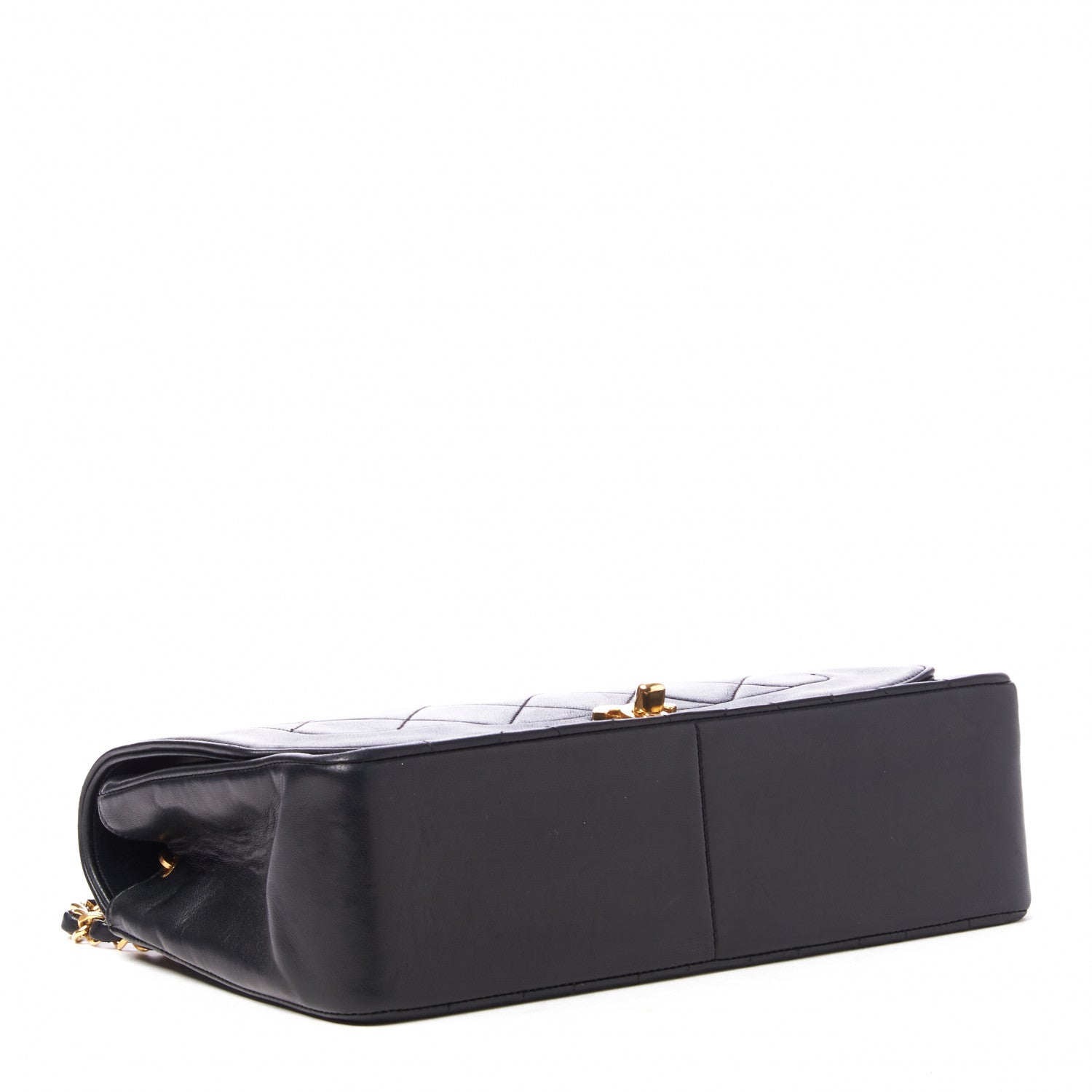 Chanel Lambskin Quilted Medium Single Flap Black 3 of 9