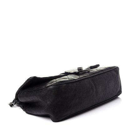 Chanel Caviar Quilted Jumbo Mademoiselle Flap Black 4 of 14