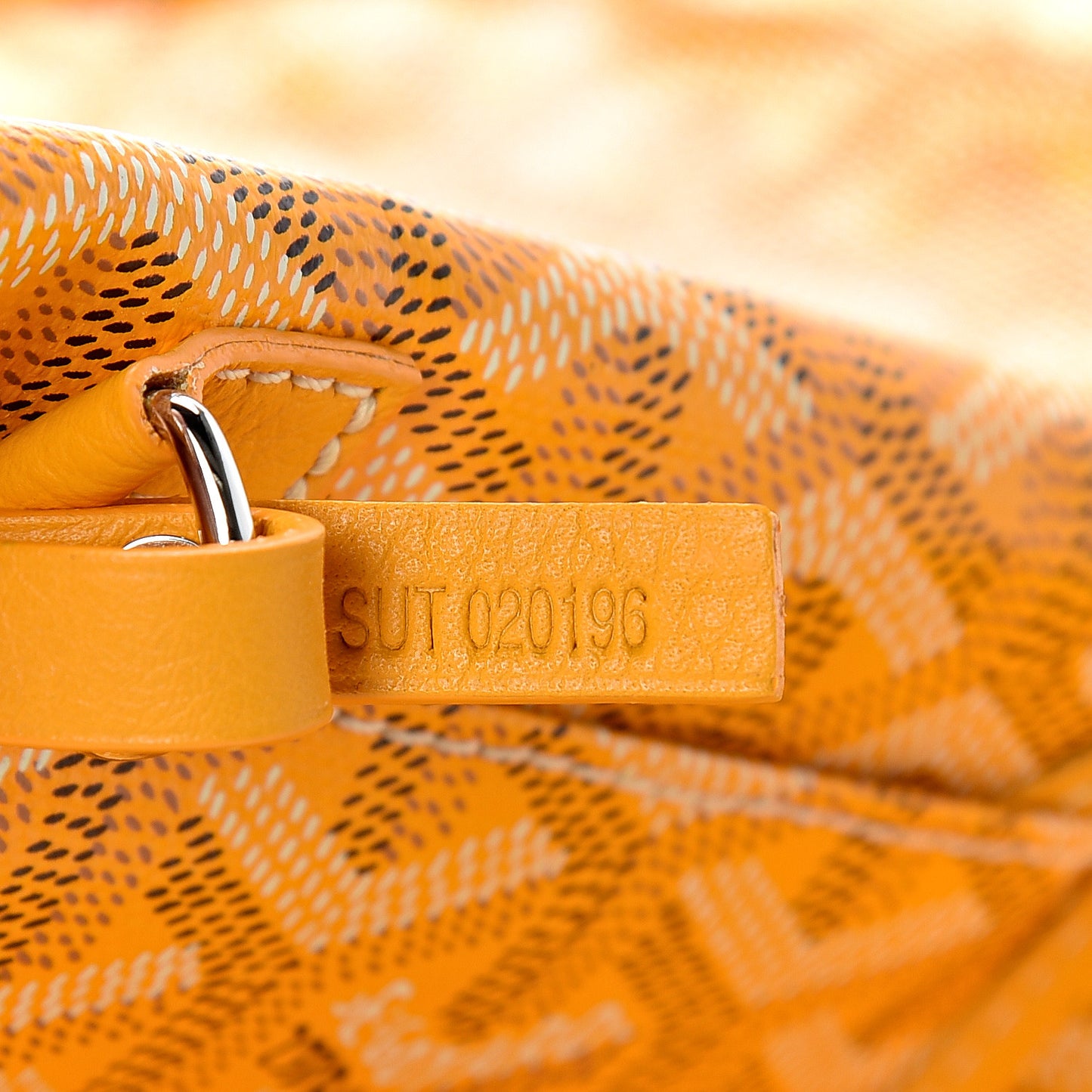 Goyardine Reversible Mini Anjou Yellow