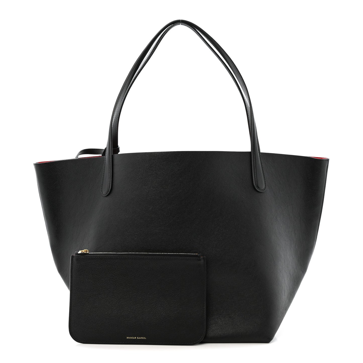 Supple Calfskin Everyday Soft Tote Black