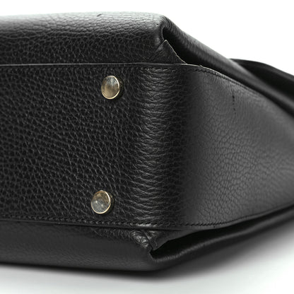 Gucci Dollar Calfskin Medium Interlocking G Top Handle Shoulder Bag Black 9 of 9