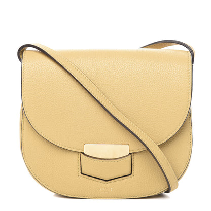 Celine Baby Grained Calfskin Small Trotteur Vanilla 1 of 9