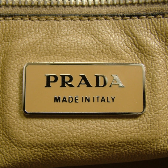 Prada Daino Sport Frame Bowler Tote Ivory 9 of 11