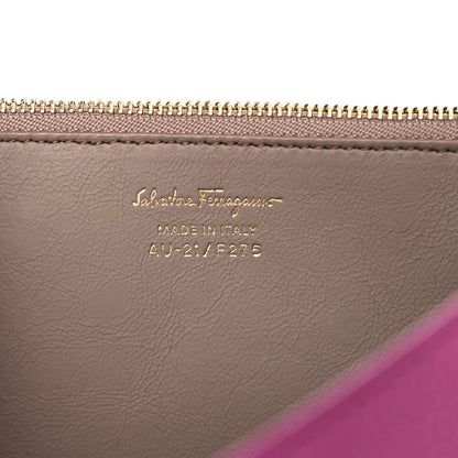 Salvatore Ferragamo Grained Calfskin Mya Flip Lock Shoulder Bag Pink 11 of 14