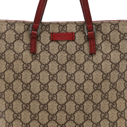 Gucci GG Plus Monogram Vertical Tote Red 8 of 10