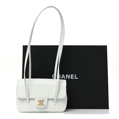 Chanel Shiny Caviar Mini Preppy Coco Shoulder Bag Light Blue 11 of 11