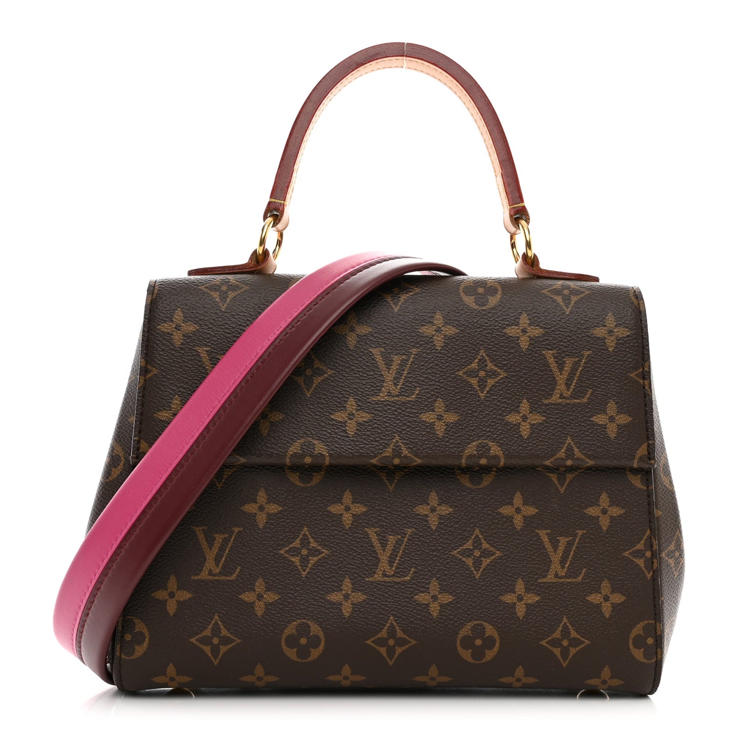 Monogram Cluny BB Bordeaux Fuchsia