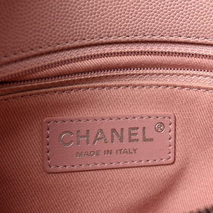 Chanel Caviar Quilted Medium Coco Handle Flap Light Pink 6 of 10