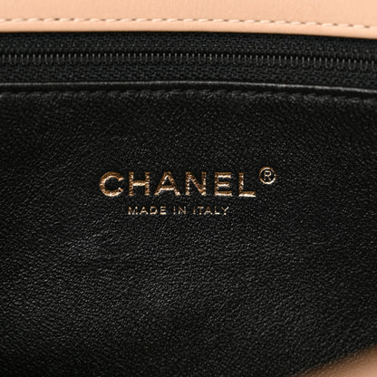 Chanel Caviar Quilted Medium CC Filigree Flap Beige Black 6 of 12
