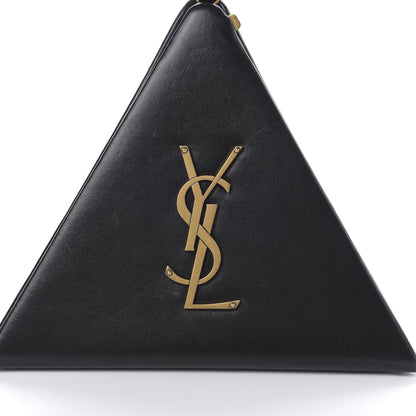 Saint Laurent Lambskin Pyramid Clutch Black 10 of 10