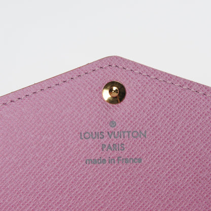 Louis Vuitton Monogram Multicolor Sarah Wallet NM White Litchi 5 of 6