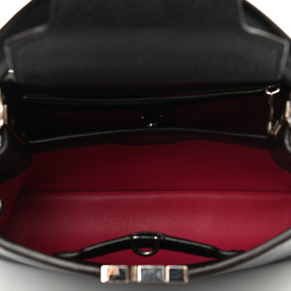 Louis Vuitton Taurillon Capucines BB Black 5 of 8