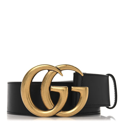 Gucci Calfskin Double G 30mm Belt 70 28 Black 1 of 5
