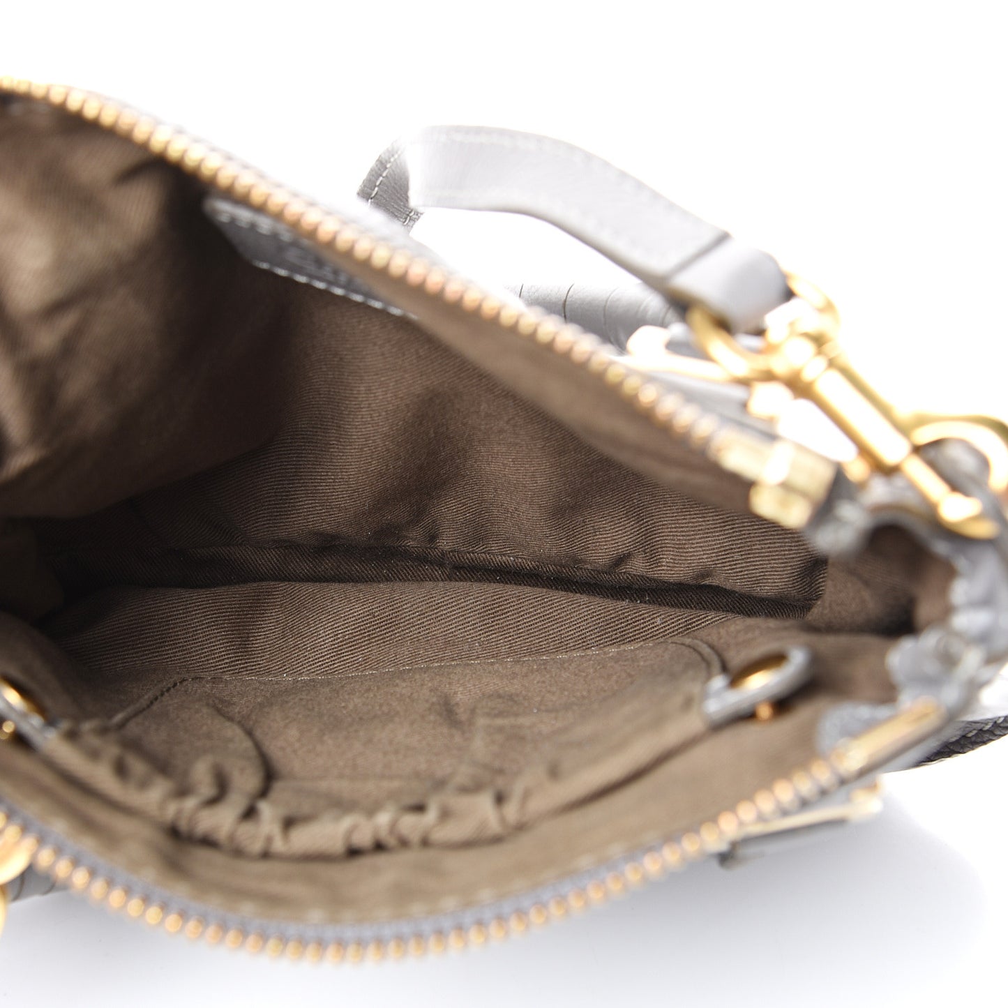 Calfskin Mini Marcie Satchel Cashmere Grey