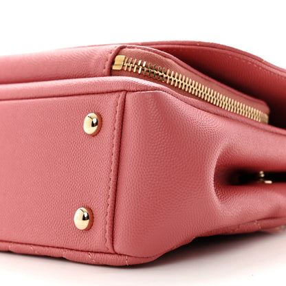 Chanel Caviar Quilted Small Business Affinity Flap Dark Pink 11 of 11