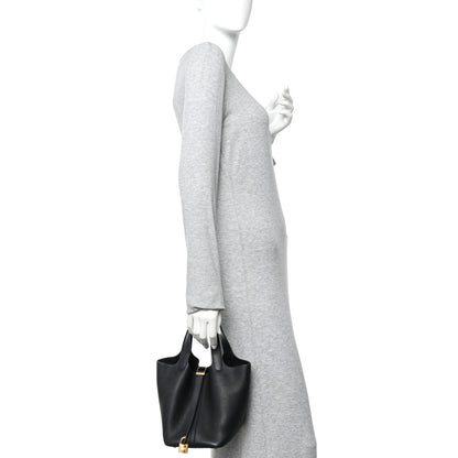 Hermes Taurillon Clemence Picotin Lock 18 PM Black 2 of 11