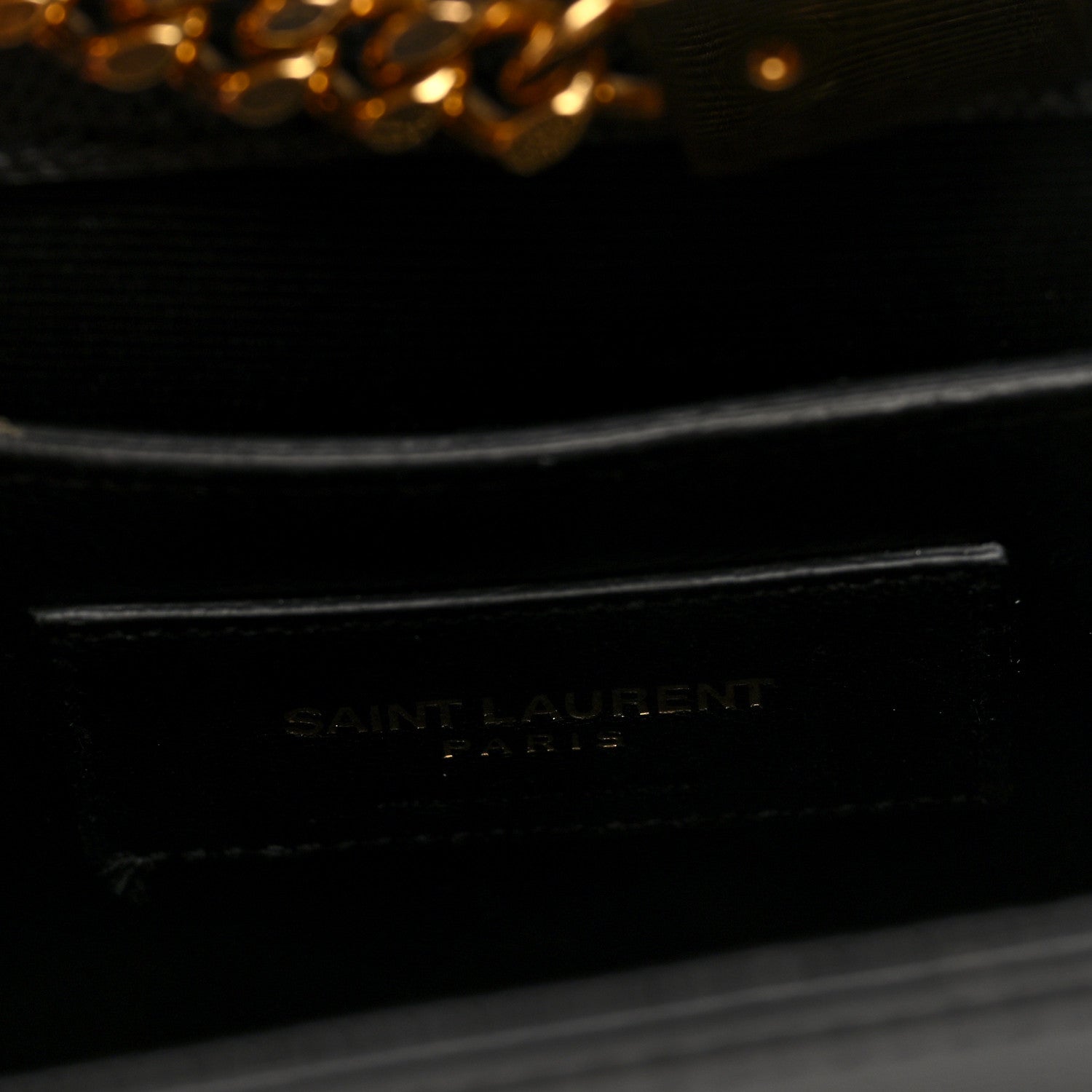 Saint Laurent Grain De Poudre Small Monogram Kate Satchel Black 6 of 10
