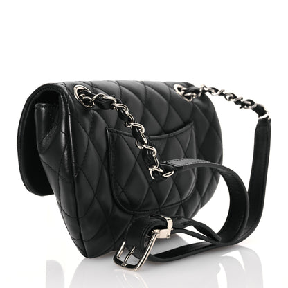 Chanel Calfskin Quilted CC Uniform Flap Belt Bag Black 3 of 13