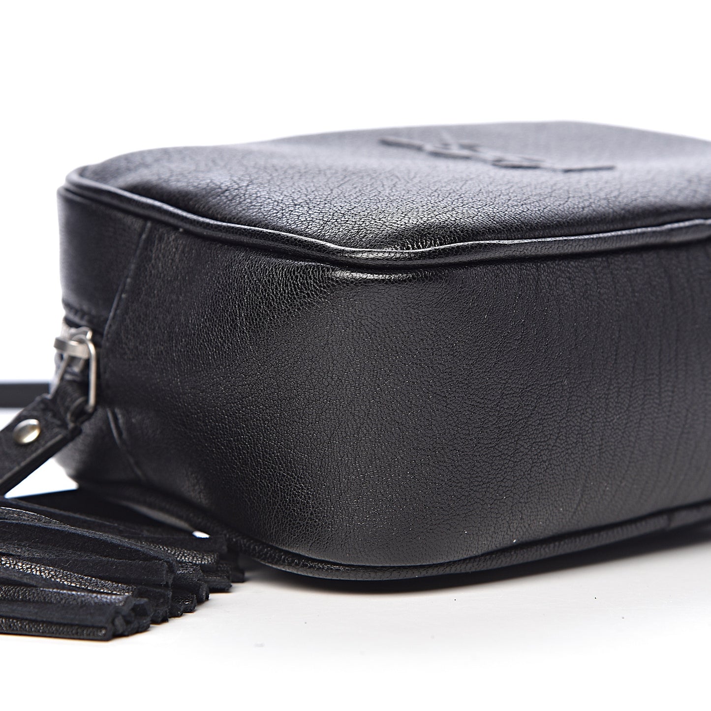 Lambskin Monogram Lou Belt Bag Black