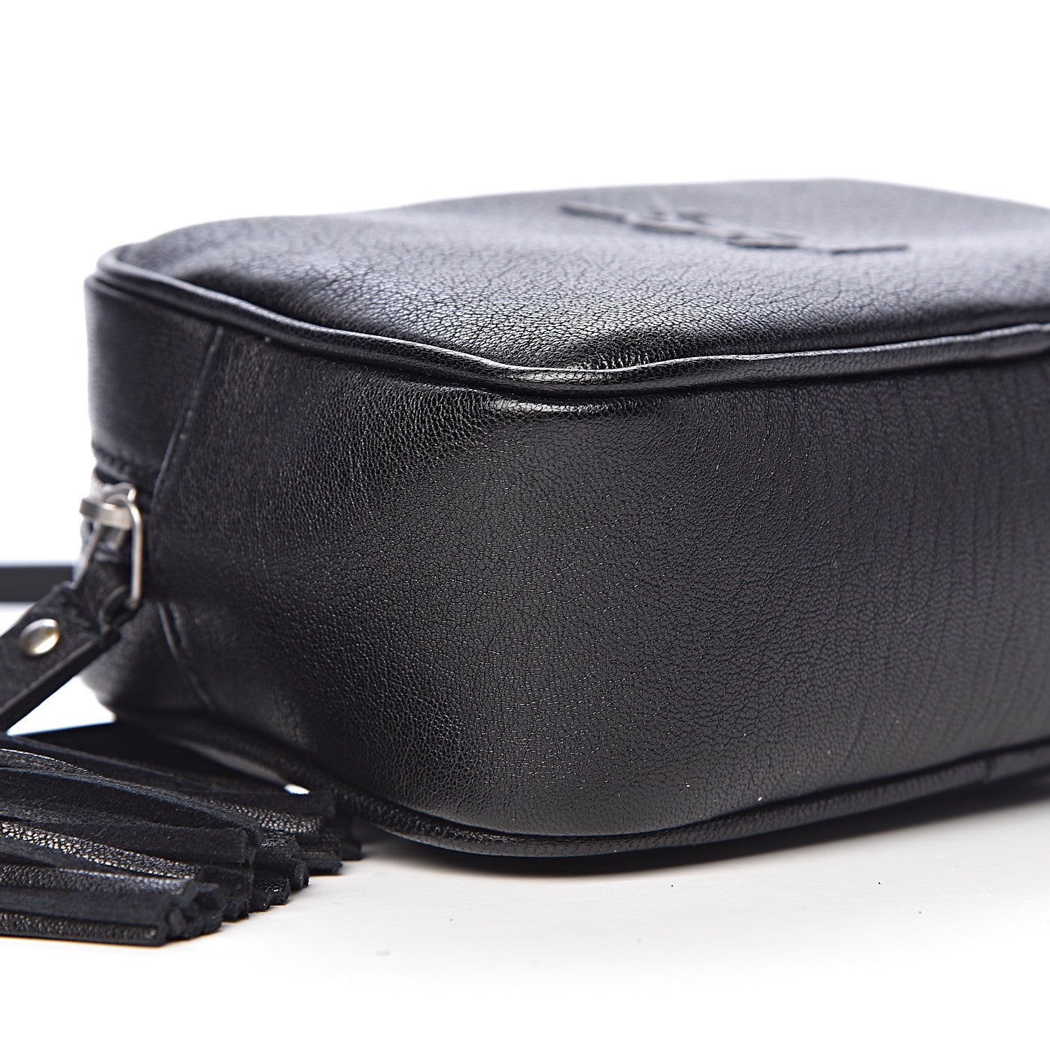 Saint Laurent Lambskin Monogram Lou Belt Bag Black 9 of 10
