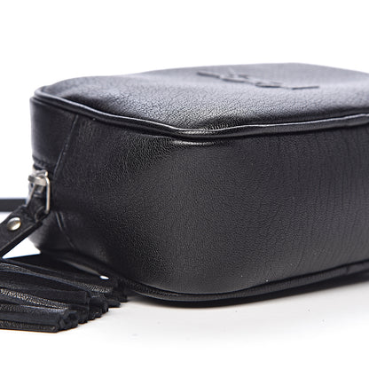 Saint Laurent Lambskin Monogram Lou Belt Bag Black 9 of 10
