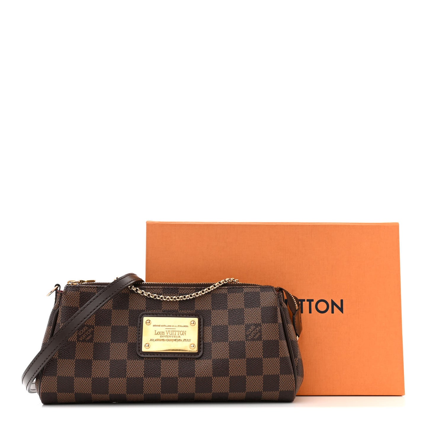 Damier Ebene Eva Clutch