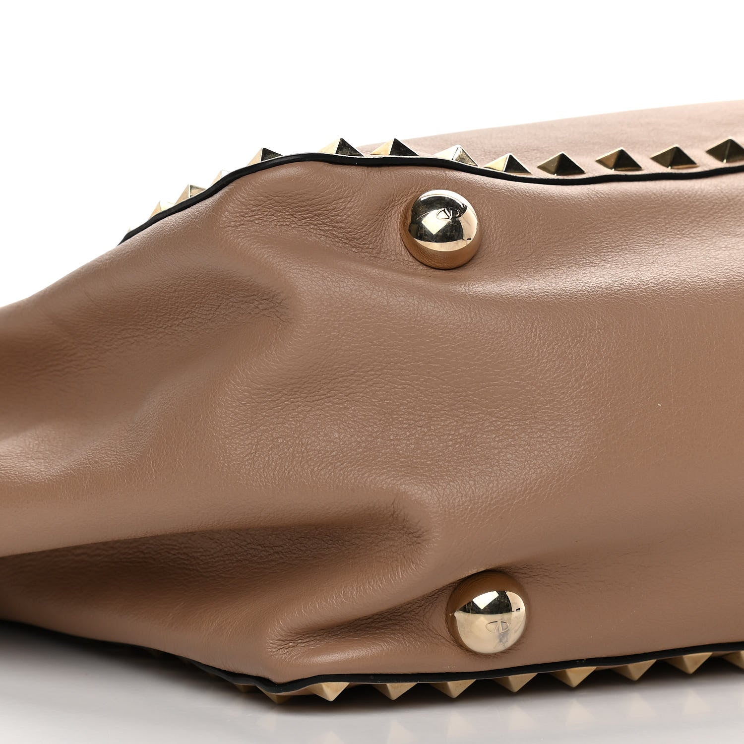 Valentino Garavani Vitello Medium Rockstud Tote Alpaca 8 of 10