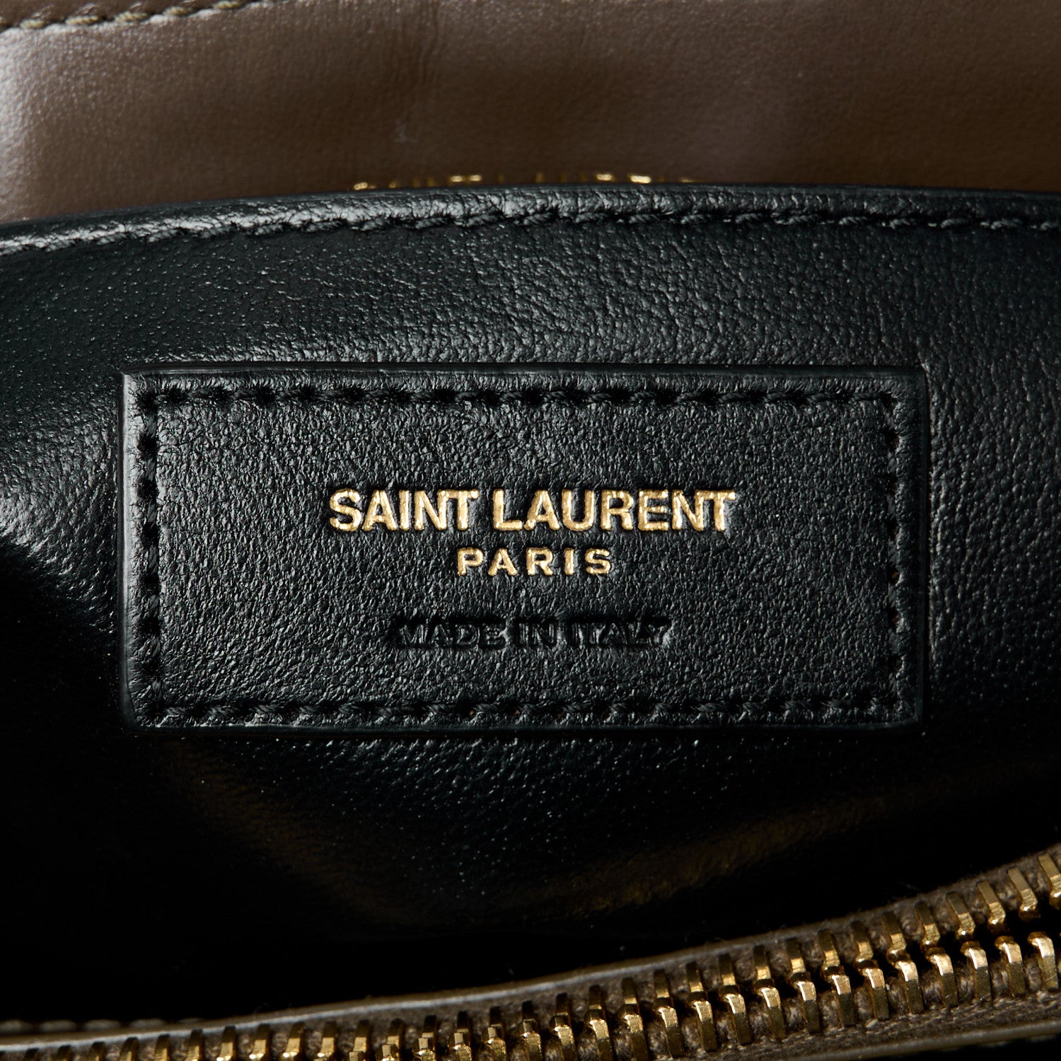 Saint Laurent Calfskin Y Quilted Monogram Small Loulou Chain Satchel Soil Brown 7 of 11