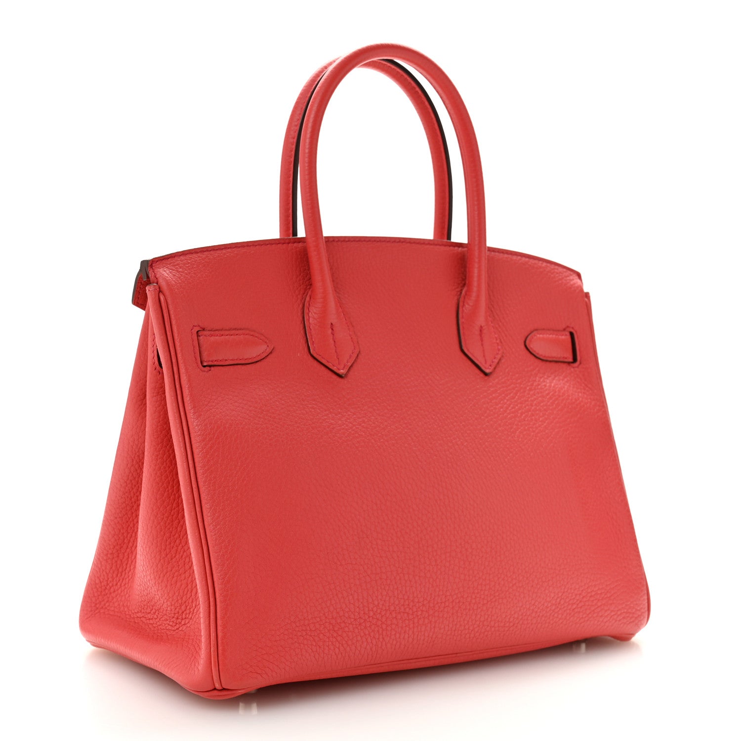 Hermes Taurillon Clemence Birkin 30 Geranium 3 of 13